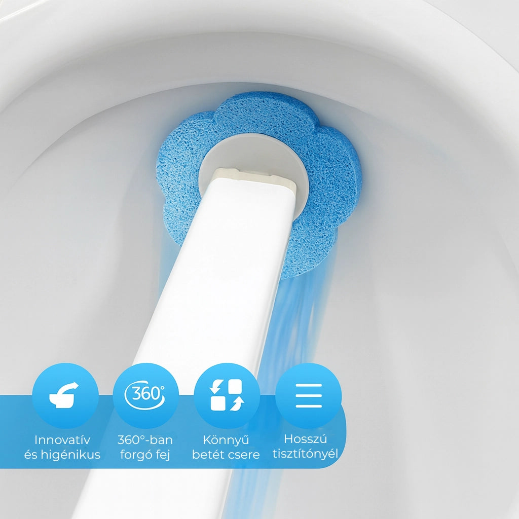 BuddyBlitz™ WC tisztító - Cserélhető betétekkel